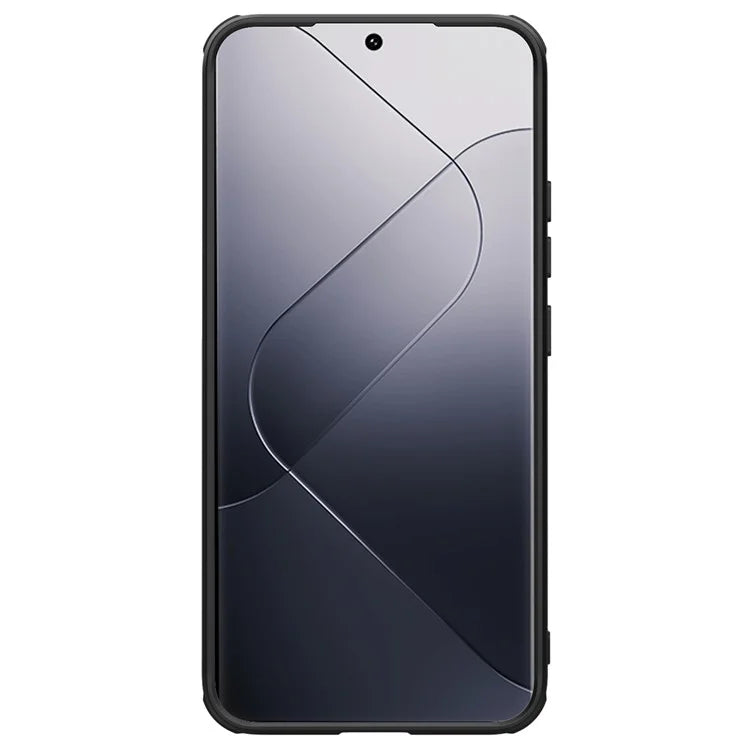 NILLKIN For Xiaomi 14 Pro Phone Case Textured Prop PC+TPU Kickstand Cover with Lens Lid