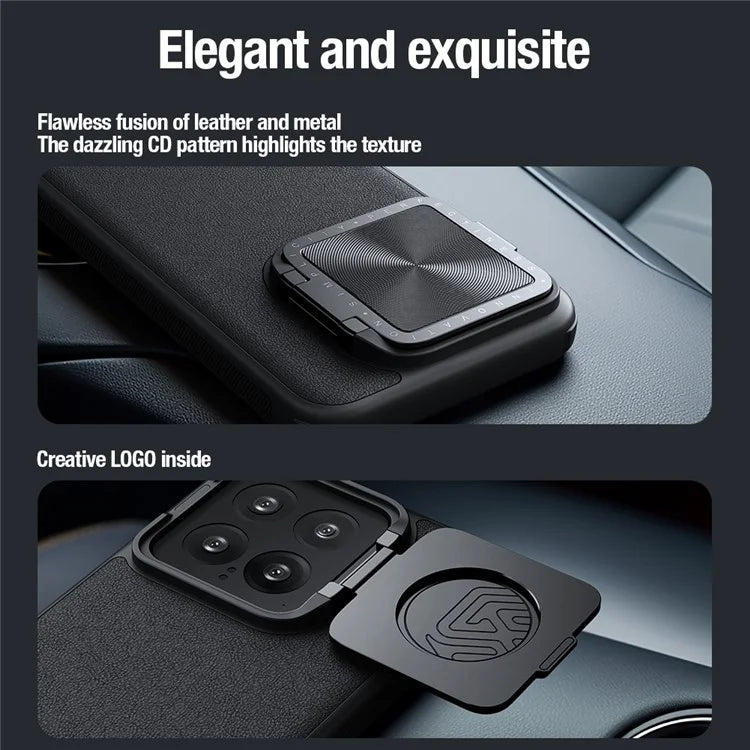NILLKIN CamShield Prop For Xiaomi 14 Pro Case Compatible with Magsafe Kickstand Phone Cover