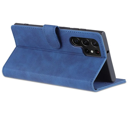 AZNS For Samsung Galaxy S24 Ultra Case Leather Protected Fully Folio Flip Stand Phone Shell