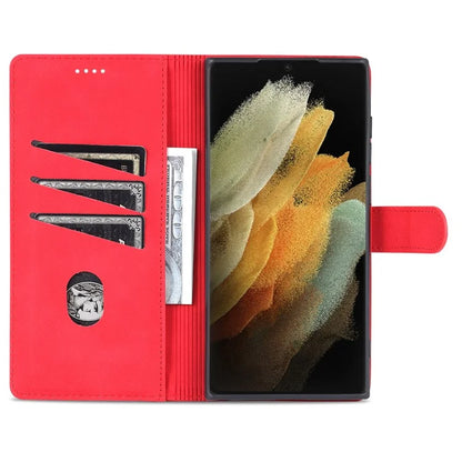 AZNS For Samsung Galaxy S24 Ultra Case Leather Protected Fully Folio Flip Stand Phone Shell