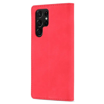 AZNS For Samsung Galaxy S24 Ultra Case Leather Protected Fully Folio Flip Stand Phone Shell