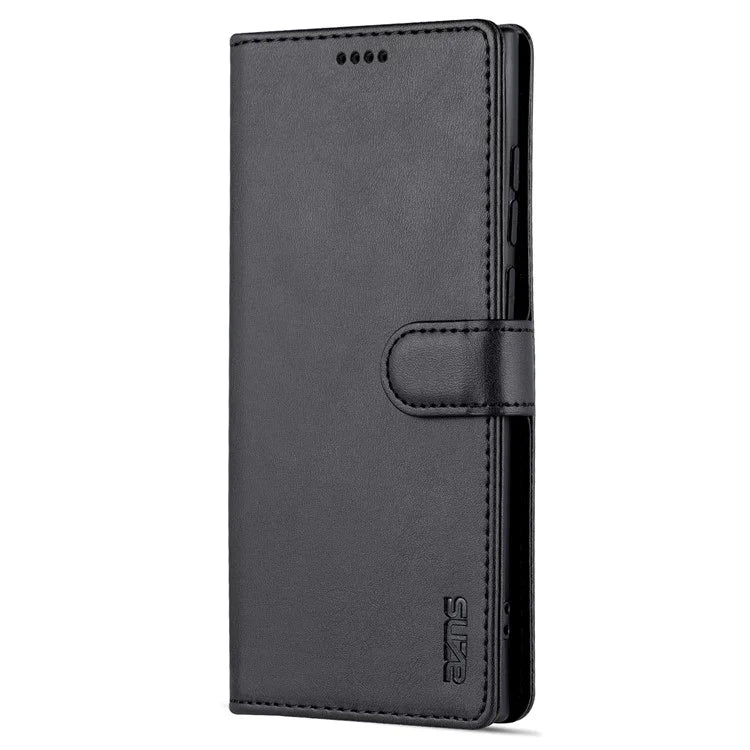 AZNS For Samsung Galaxy S24 Ultra Case Leather Protected Fully Folio Flip Stand Phone Shell