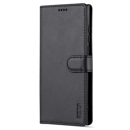 AZNS For Samsung Galaxy S24 Ultra Case Leather Protected Fully Folio Flip Stand Phone Shell