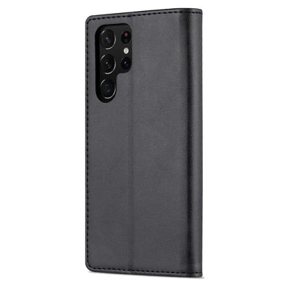 AZNS For Samsung Galaxy S24 Ultra Case Leather Protected Fully Folio Flip Stand Phone Shell