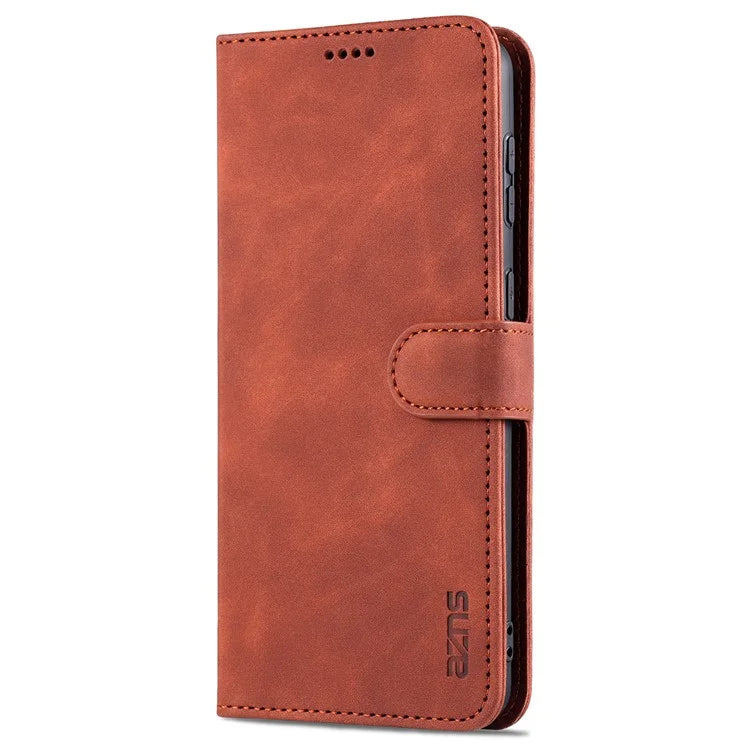 AZNS For Samsung Galaxy S24+ Phone Case Shockproof PU Leather Card Slots Phone Cover