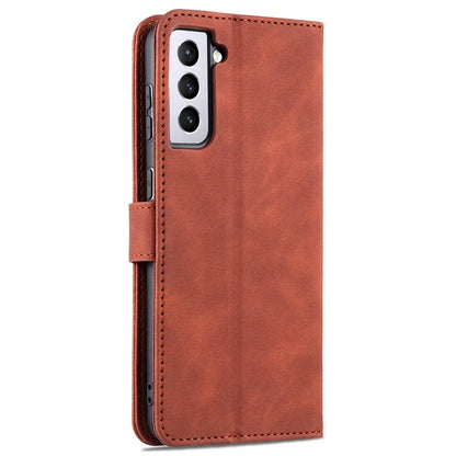 AZNS For Samsung Galaxy S24+ Phone Case Shockproof PU Leather Card Slots Phone Cover