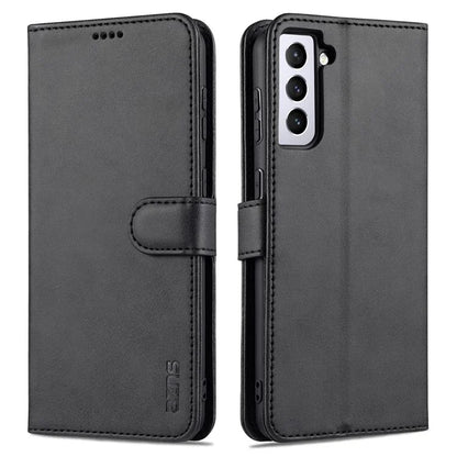 AZNS For Samsung Galaxy S24 Cell Phone Case Wallet Stand PU Leather Shell Phone Cover