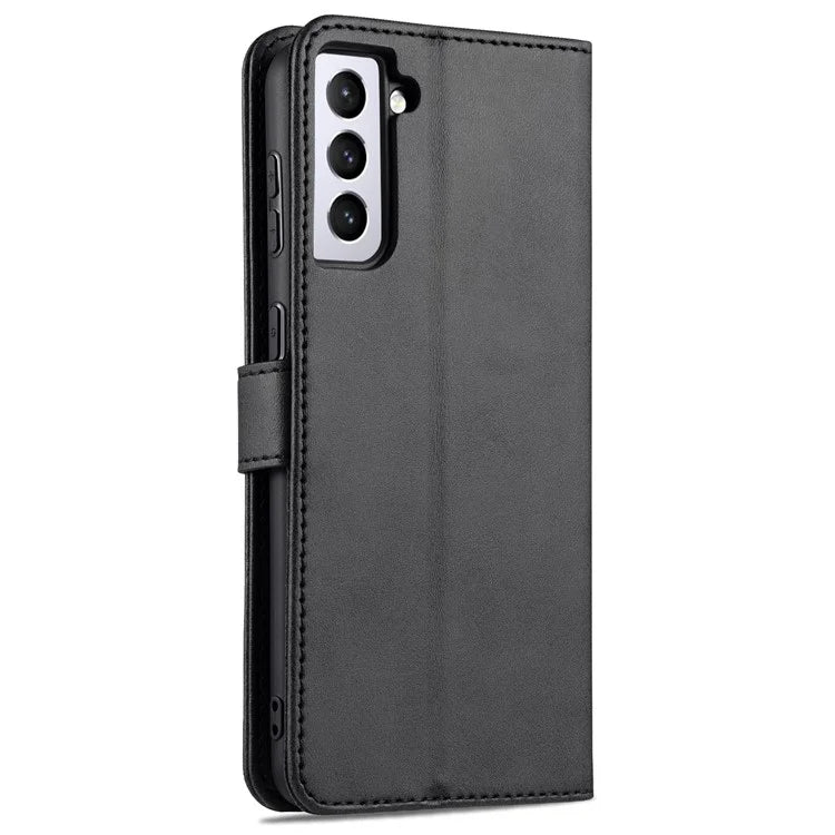 AZNS For Samsung Galaxy S24 Cell Phone Case Wallet Stand PU Leather Shell Phone Cover