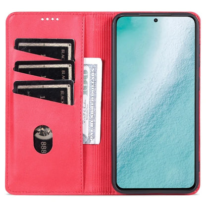 AZNS For Samsung Galaxy S24+ Case Scratch-resistant PU Leather+TPU Stand Phone Protector
