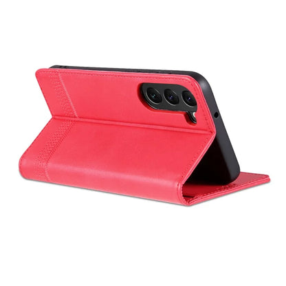 AZNS For Samsung Galaxy S24+ Case Scratch-resistant PU Leather+TPU Stand Phone Protector