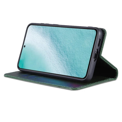 AZNS For Samsung Galaxy S24+ Case Scratch-resistant PU Leather+TPU Stand Phone Protector
