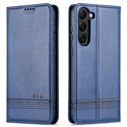 AZNS For Samsung Galaxy S24+ Case Scratch-resistant PU Leather+TPU Stand Phone Protector
