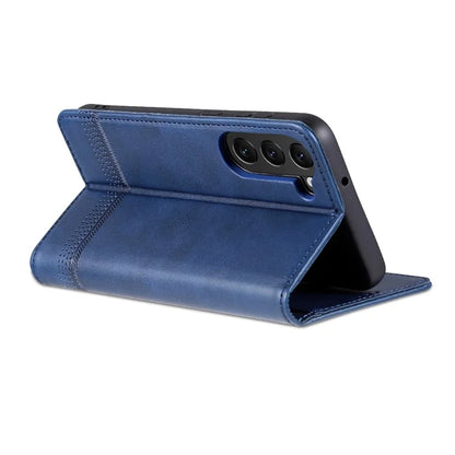 AZNS For Samsung Galaxy S24+ Case Scratch-resistant PU Leather+TPU Stand Phone Protector