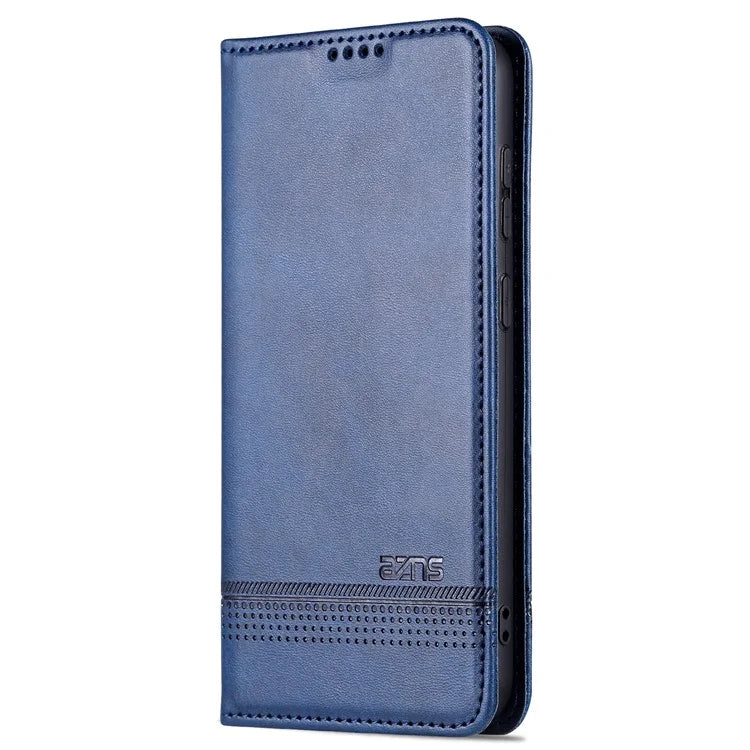 AZNS For Samsung Galaxy S24+ Case Scratch-resistant PU Leather+TPU Stand Phone Protector
