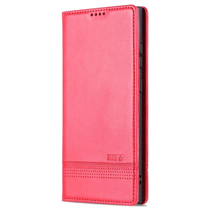 AZNS For Samsung Galaxy S24 Ultra Case Magnetic Suction Leather Phone Cover with Wallet Stand