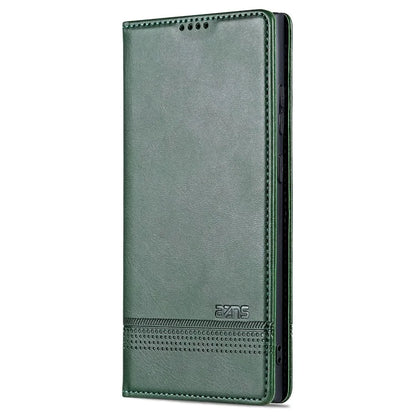 AZNS For Samsung Galaxy S24 Ultra Case Magnetic Suction Leather Phone Cover with Wallet Stand