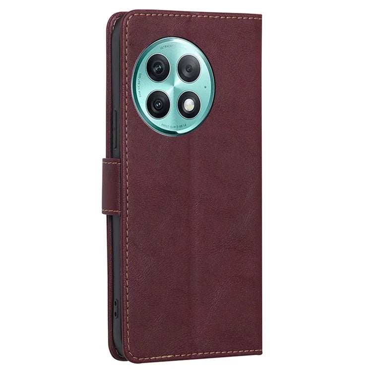 For OnePlus Ace 2 Pro 5G Case RFID Blocking Cowhide Texture Phone Protective Cover