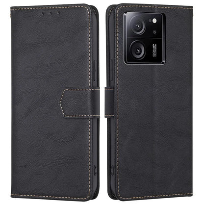 For Xiaomi Redmi K60 Ultra / 13T / 13T Pro Case Anti-Scratch PU Leather Cowhide Texture Wallet Phone Cover