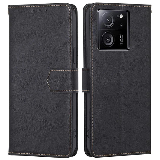 For Xiaomi Redmi K60 Ultra / 13T / 13T Pro Case Anti-Scratch PU Leather Cowhide Texture Wallet Phone Cover