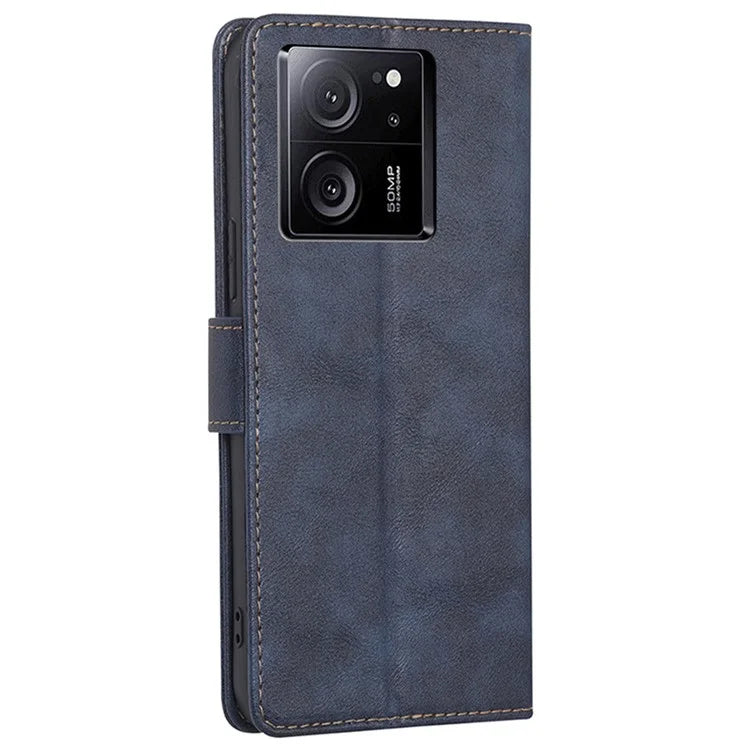 For Xiaomi Redmi K60 Ultra / 13T / 13T Pro Case Anti-Scratch PU Leather Cowhide Texture Wallet Phone Cover