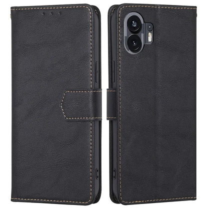 For Nothing Phone (2) Case Anti-fall PU Leather RFID Blocking Stand Cell Phone Cover