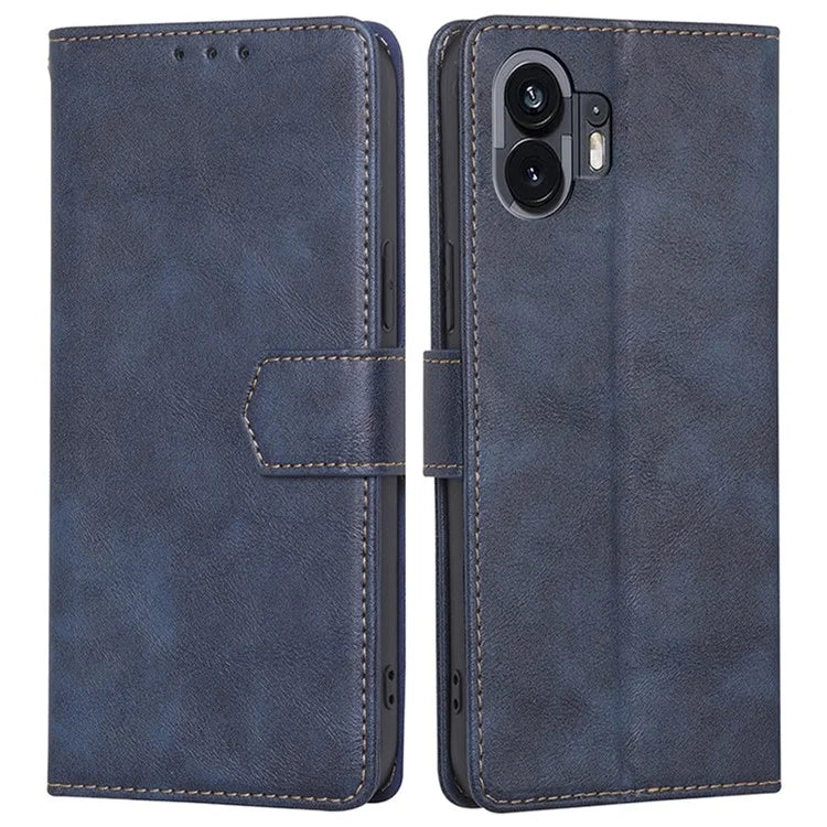 For Nothing Phone (2) Case Anti-fall PU Leather RFID Blocking Stand Cell Phone Cover