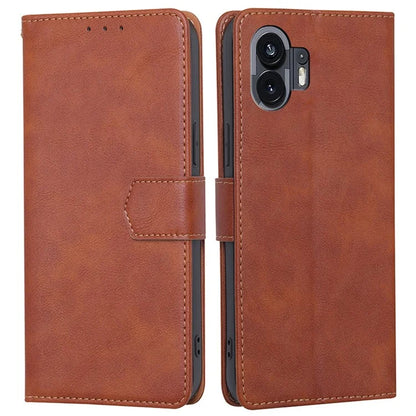 For Nothing Phone (2) Case Anti-fall PU Leather RFID Blocking Stand Cell Phone Cover