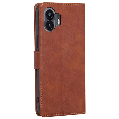 For Nothing Phone (2) Case Anti-fall PU Leather RFID Blocking Stand Cell Phone Cover