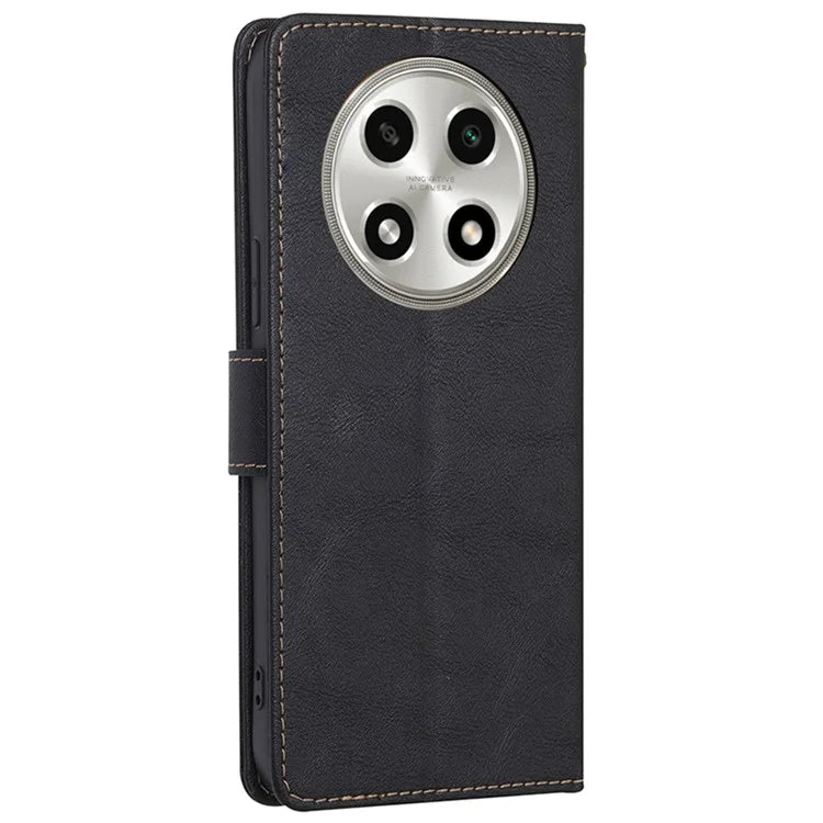 For Oppo A2 Pro 5G Case PU Leather RFID Blocking Stand Mobile Phone Protector