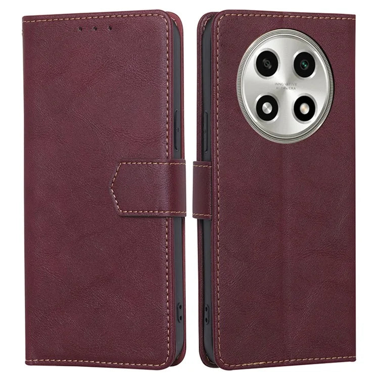 For Oppo A2 Pro 5G Case PU Leather RFID Blocking Stand Mobile Phone Protector