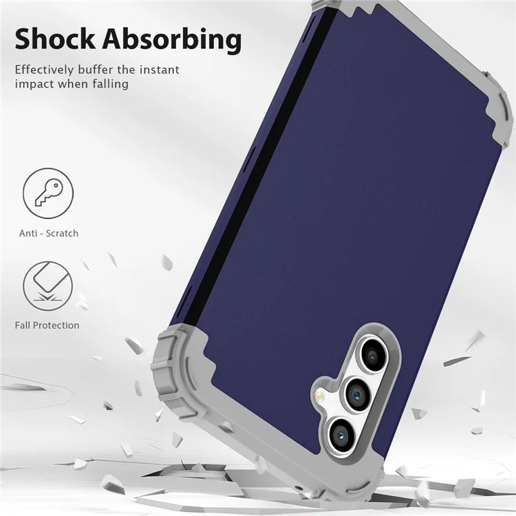 L-Style For Samsung Galaxy S23 FE Case PC + Silicone Anti-Drop Phone Cover