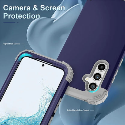 L-Style For Samsung Galaxy S23 FE Case PC + Silicone Anti-Drop Phone Cover
