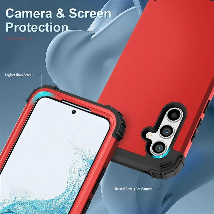 L-Style For Samsung Galaxy S23 FE Case PC + Silicone Anti-Drop Phone Cover