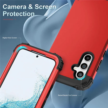 L-Style For Samsung Galaxy S23 FE Case PC + Silicone Anti-Drop Phone Cover