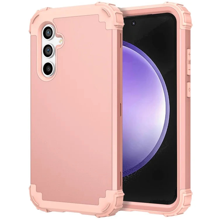 L-Style For Samsung Galaxy S23 FE Case PC + Silicone Anti-Drop Phone Cover