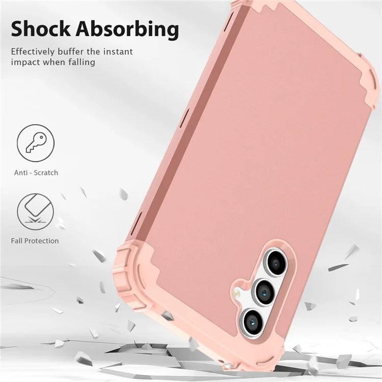 L-Style For Samsung Galaxy S23 FE Case PC + Silicone Anti-Drop Phone Cover