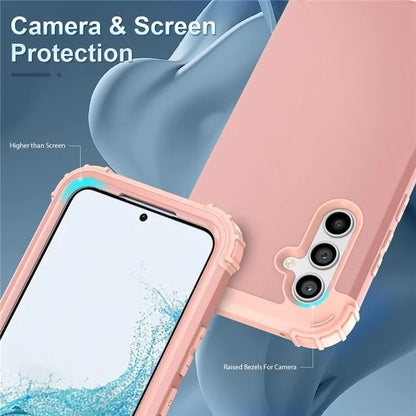 L-Style For Samsung Galaxy S23 FE Case PC + Silicone Anti-Drop Phone Cover