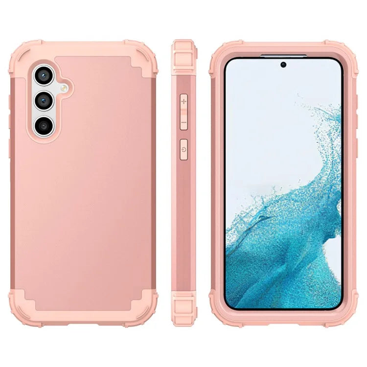 L-Style For Samsung Galaxy S23 FE Case PC + Silicone Anti-Drop Phone Cover