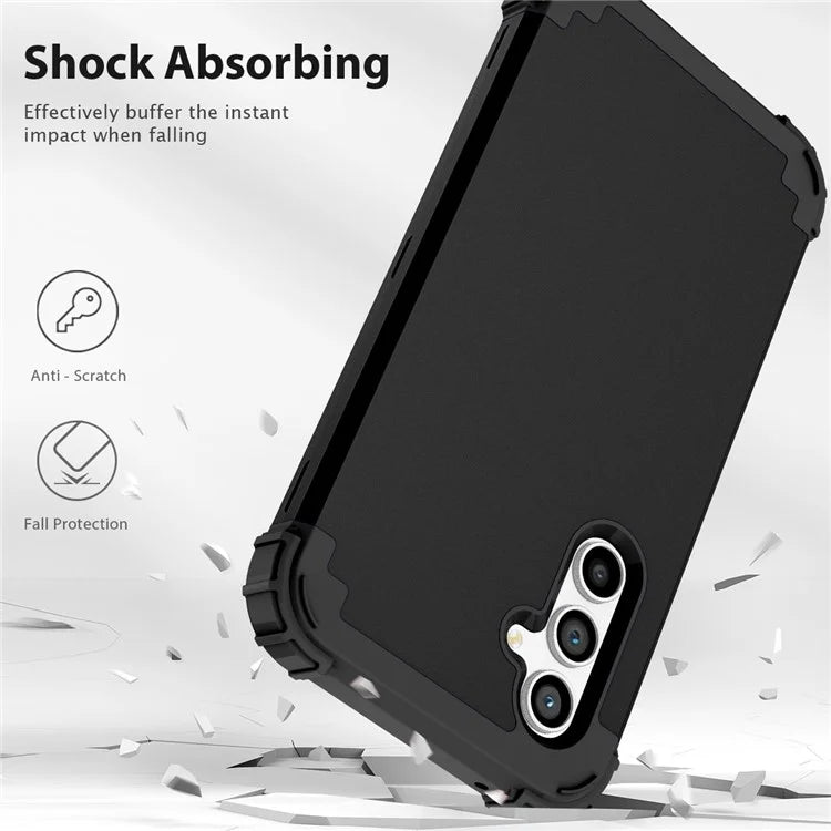 L-Style For Samsung Galaxy S23 FE Case PC + Silicone Anti-Drop Phone Cover