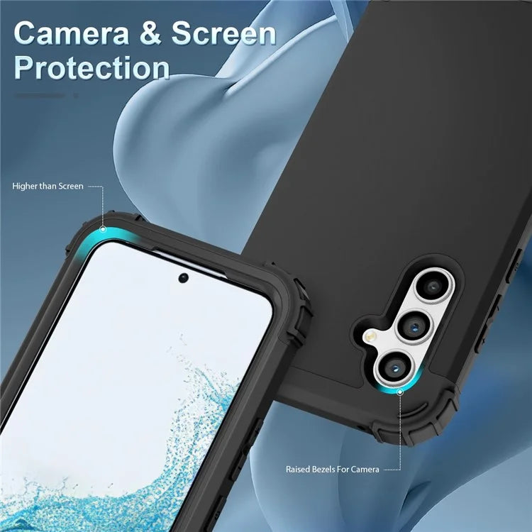 L-Style For Samsung Galaxy S23 FE Case PC + Silicone Anti-Drop Phone Cover