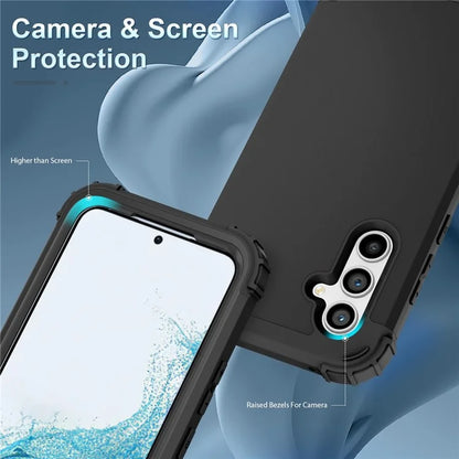 L-Style For Samsung Galaxy S23 FE Case PC + Silicone Anti-Drop Phone Cover