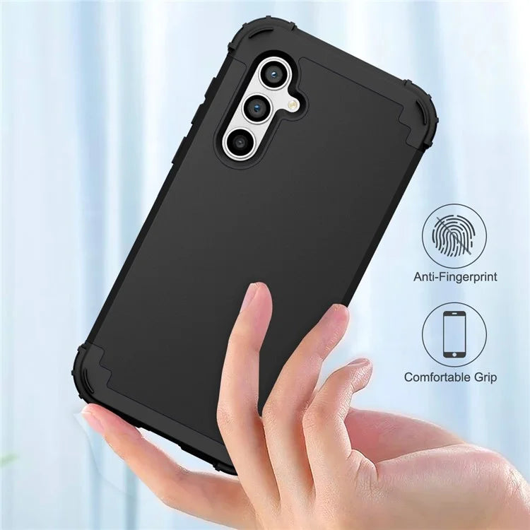 L-Style For Samsung Galaxy S23 FE Case PC + Silicone Anti-Drop Phone Cover