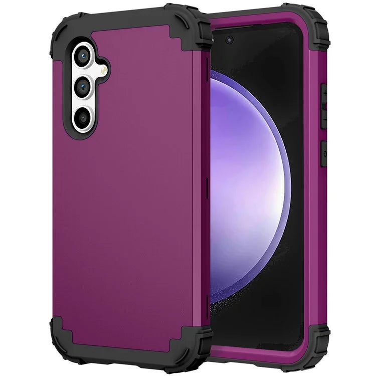 L-Style For Samsung Galaxy S23 FE Case PC + Silicone Anti-Drop Phone Cover
