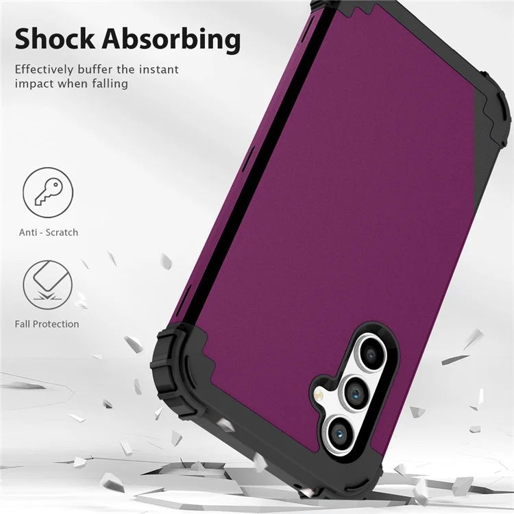 L-Style For Samsung Galaxy S23 FE Case PC + Silicone Anti-Drop Phone Cover