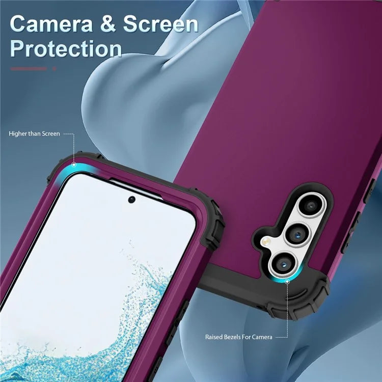 L-Style For Samsung Galaxy S23 FE Case PC + Silicone Anti-Drop Phone Cover