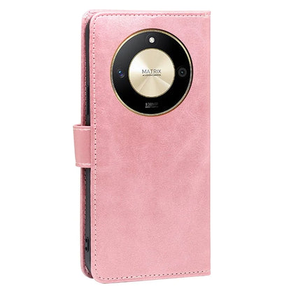 For Honor X50 Case Anti-scratch PU Leather Calf Texture Stand Wallet Phone Cover