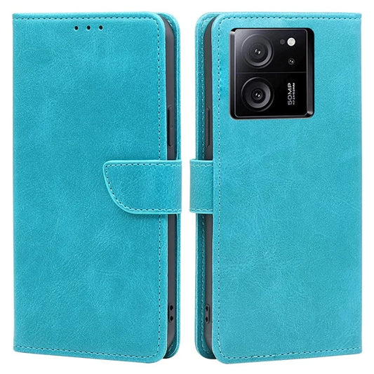 For Xiaomi Redmi K60 Ultra / 13T / 13T Pro Case Slim-Fit Calf Texture PU Leather Phone Shell