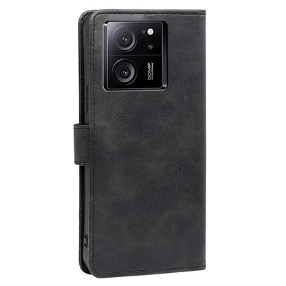 For Xiaomi Redmi K60 Ultra / 13T / 13T Pro Case Slim-Fit Calf Texture PU Leather Phone Shell