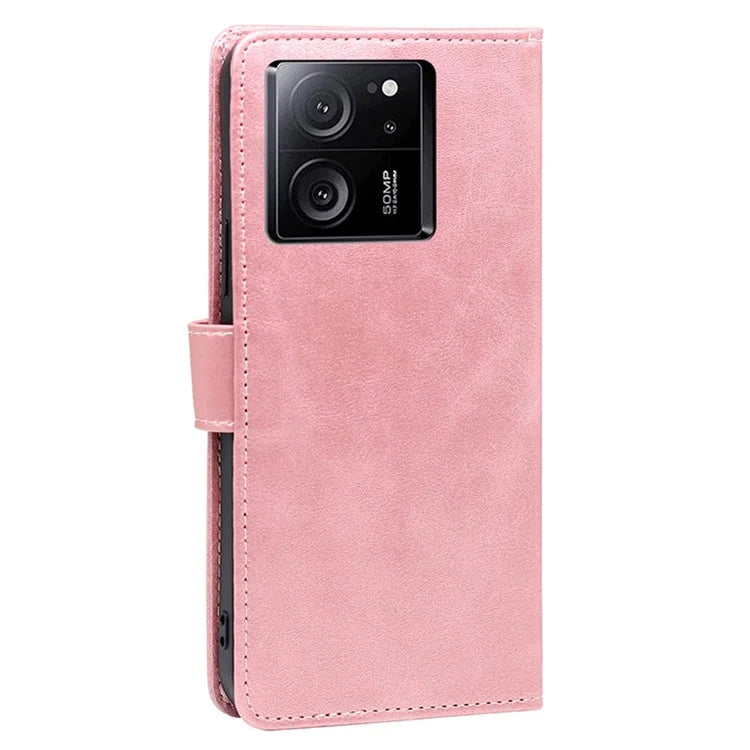 For Xiaomi Redmi K60 Ultra / 13T / 13T Pro Case Slim-Fit Calf Texture PU Leather Phone Shell