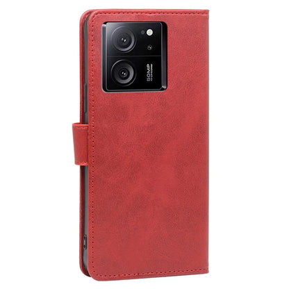 For Xiaomi Redmi K60 Ultra / 13T / 13T Pro Case Slim-Fit Calf Texture PU Leather Phone Shell